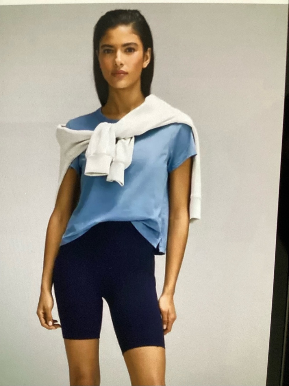 Lululemon align Navy High-Rise shorts with pockets